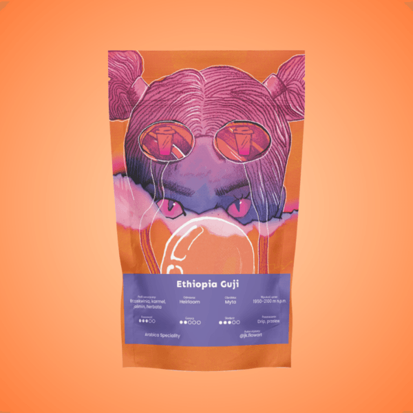 Kawa Etiopia Guji Speciality 250g – świeżo palona kawa przelewowa Noble Coffee