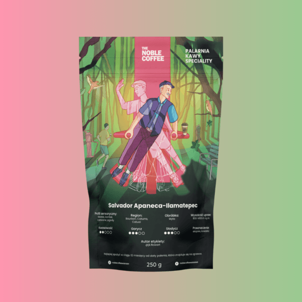 Kawa Salwador Apaneca Ilamatepec Speciality 250g – świeżo palona kawa limitowana Noble Coffee